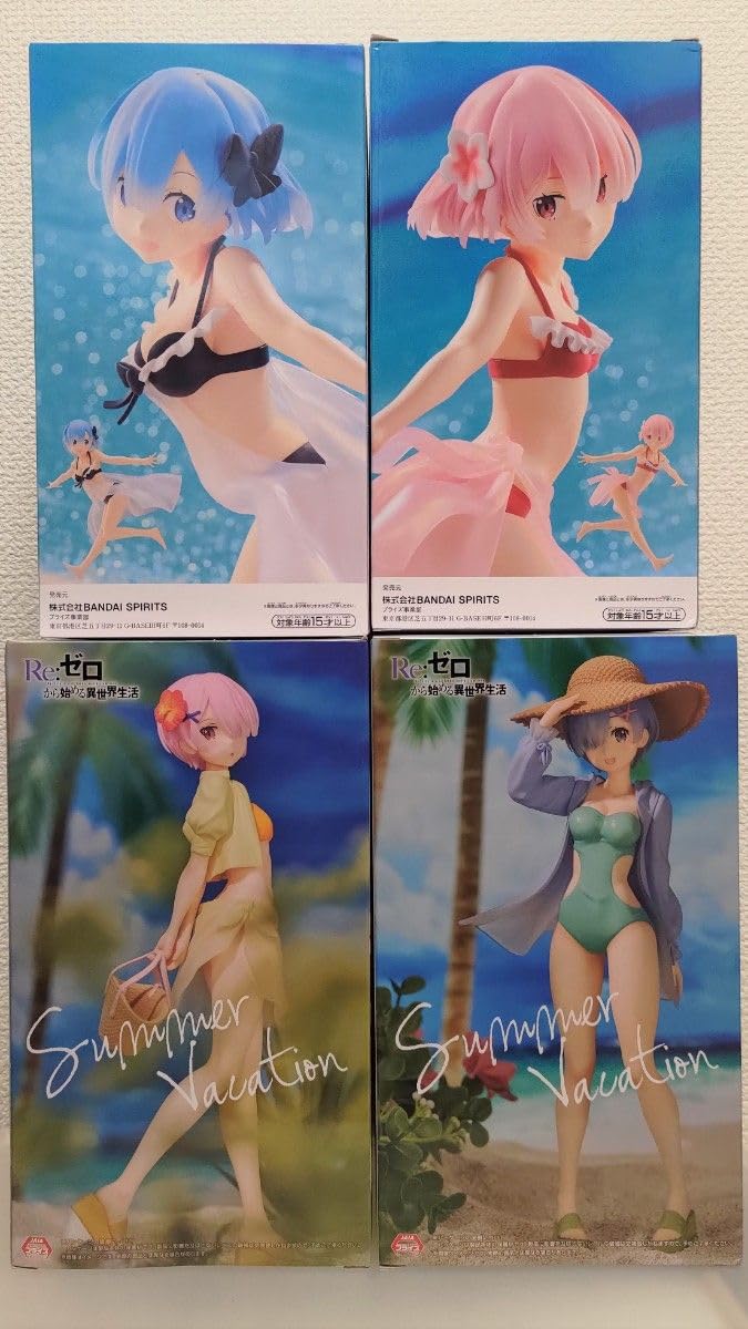 Amazon.co.jp: Re:ゼロ レム・ラム フィギュア 水着 セット : おもちゃ